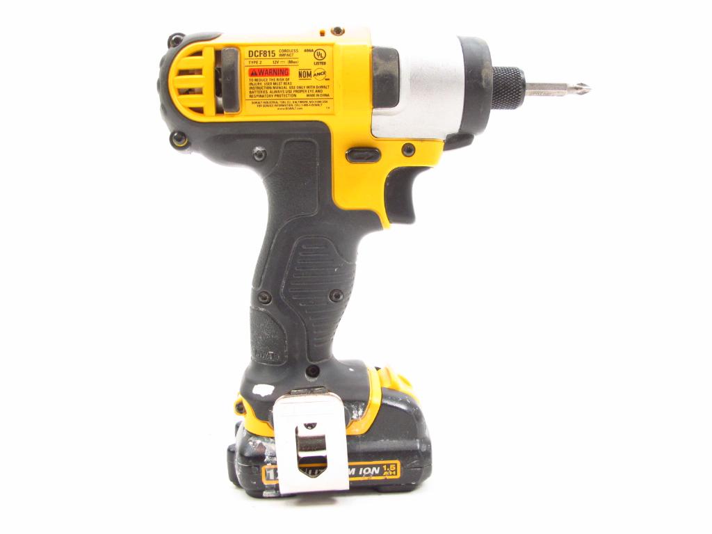 DEWALT Cordless Impact Driver Property Room