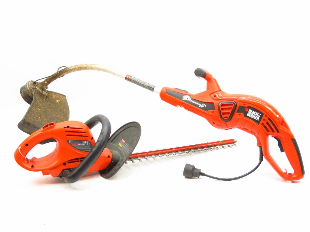 Black & Decker Hedgehog Hedge Trimmer And String Trimmer Property Room