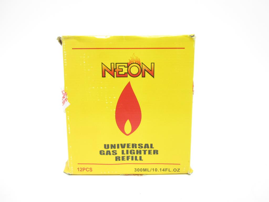 Neon Universal Gas Lighter Refill Property Room
