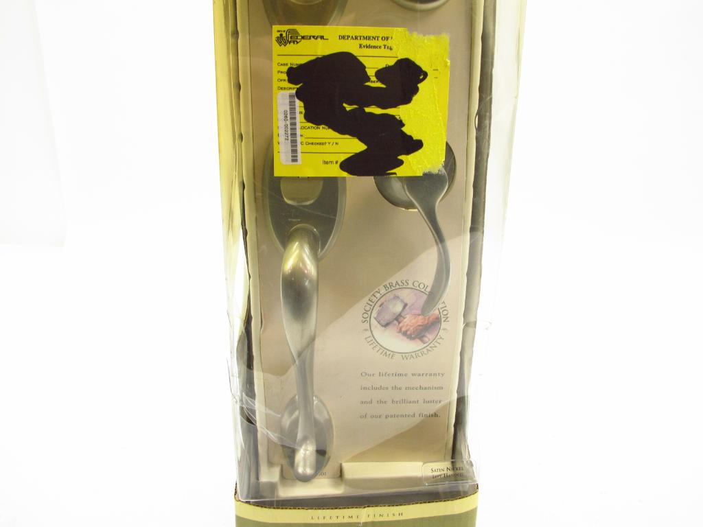 Society Brass Collection Door Handleset Property Room