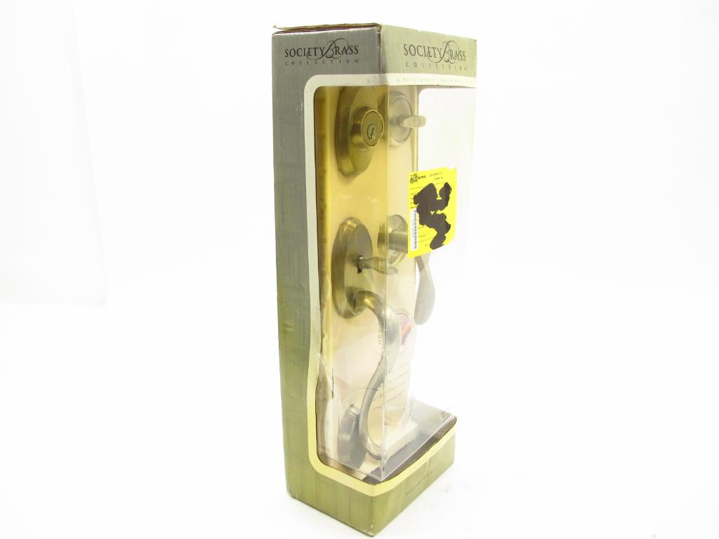 Society Brass Collection Door Handleset Property Room