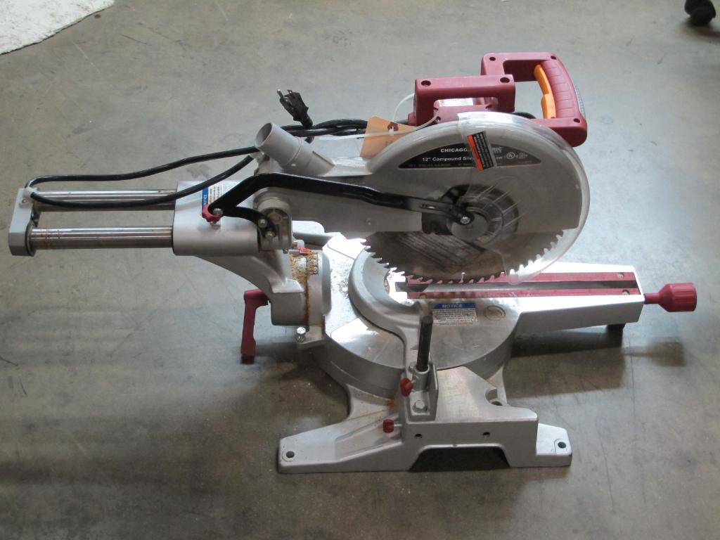 Chicago Electric Compound Miter Saw Property Room