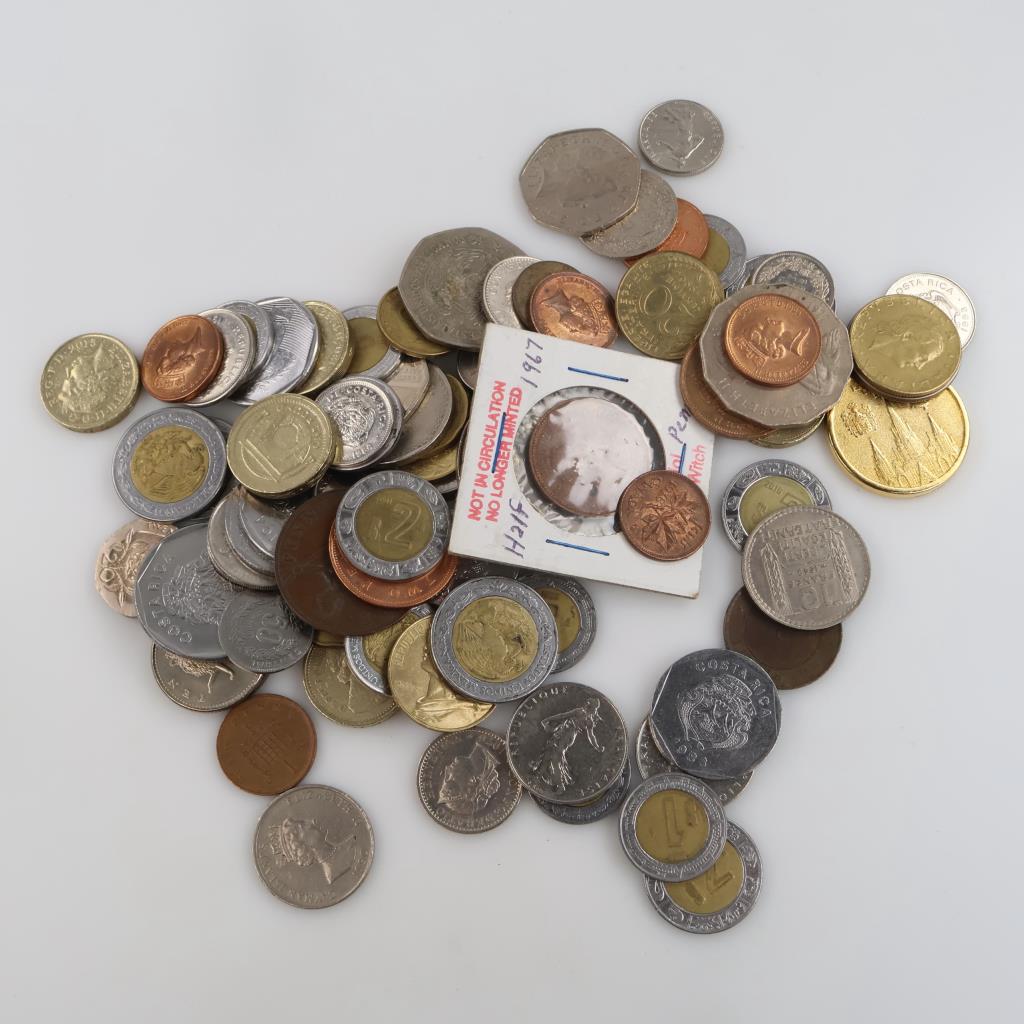 1+lb Foreign Coins