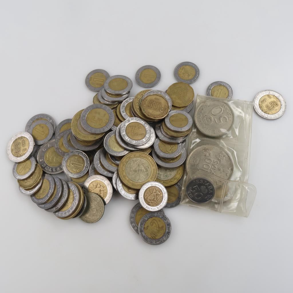 1+lb Foreign Coins
