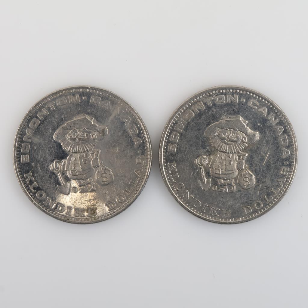2 Canadian Klondike Dollars