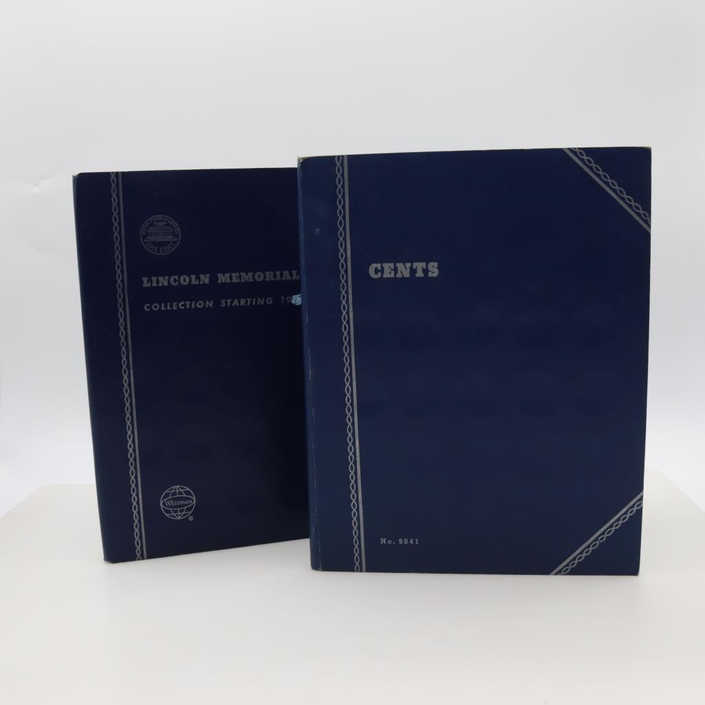 2 Lincoln Cents Collection Booklets; 4+ Pieces | Property Room