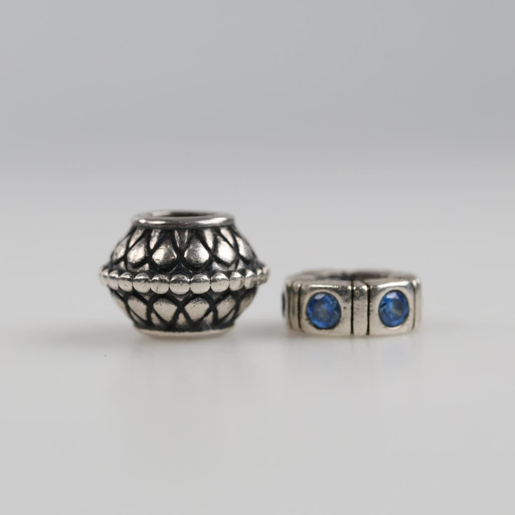 2 Pandora Sterling Silver Charms