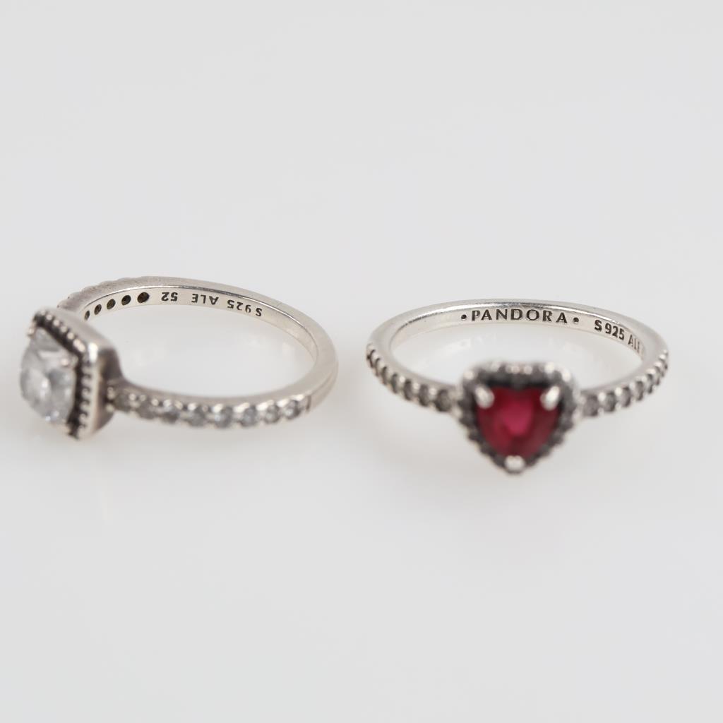 2 Pandora Sterling Silver Rings | Property Room