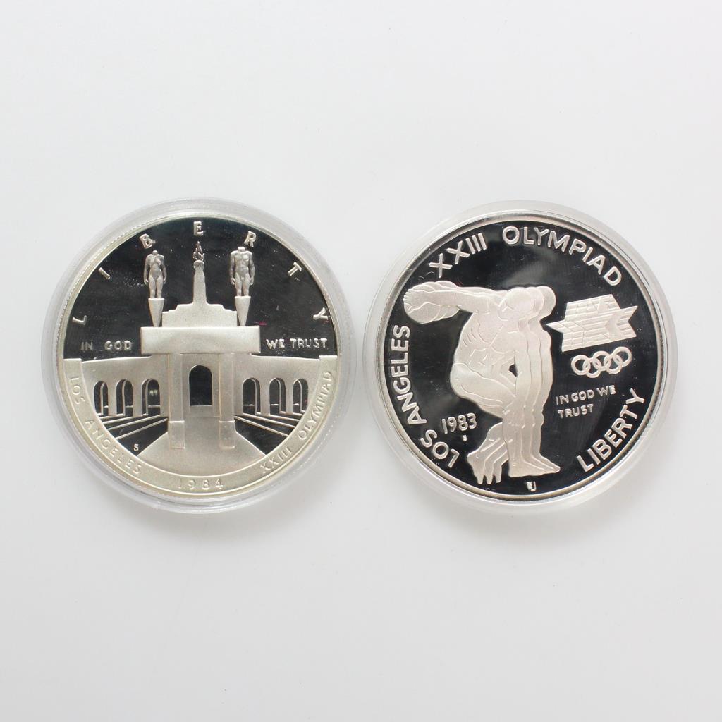 1984 la olympics silver dollar