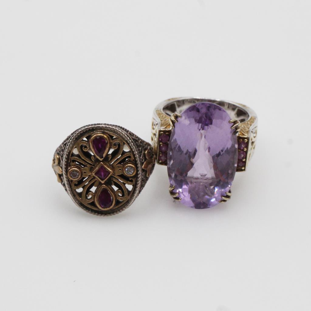 2 Sterling Silver Rings