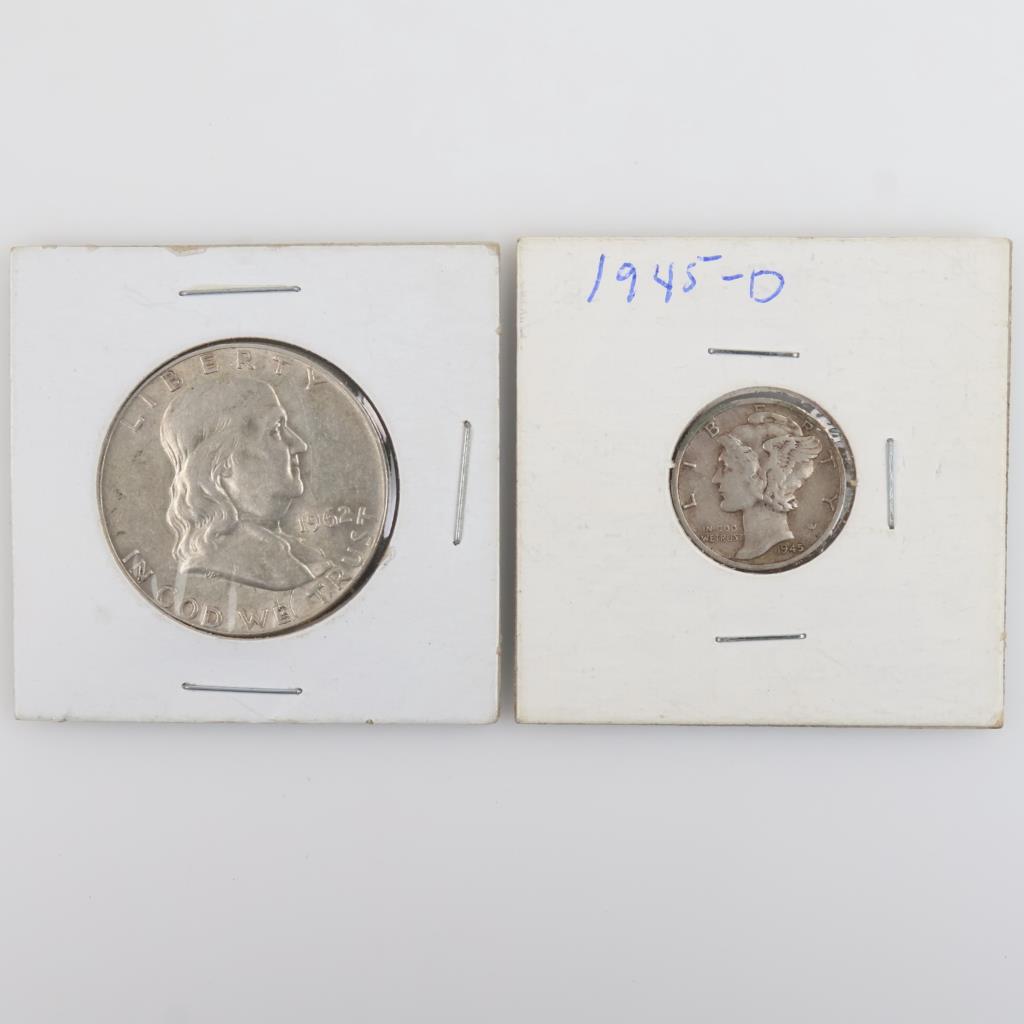 2 US Silver Coins