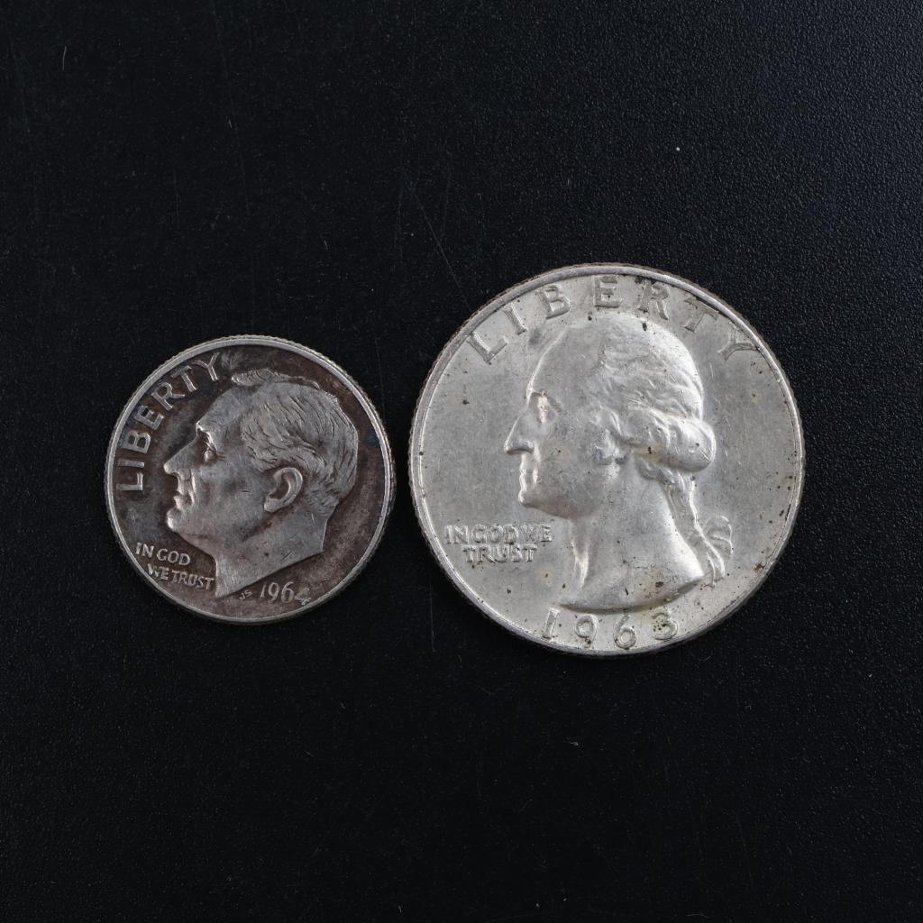 2 US Silver Coins