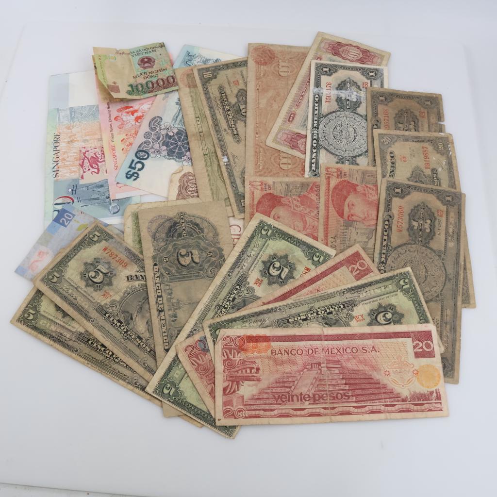 20+ Foreign Currency