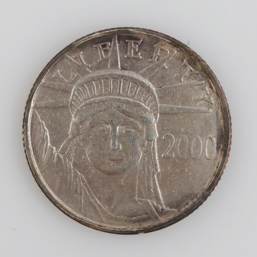 2000 US Fine Silver Round