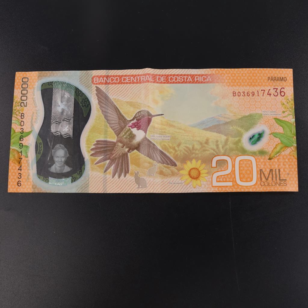 20,000 Costa Rican Colon, Foreign Currency