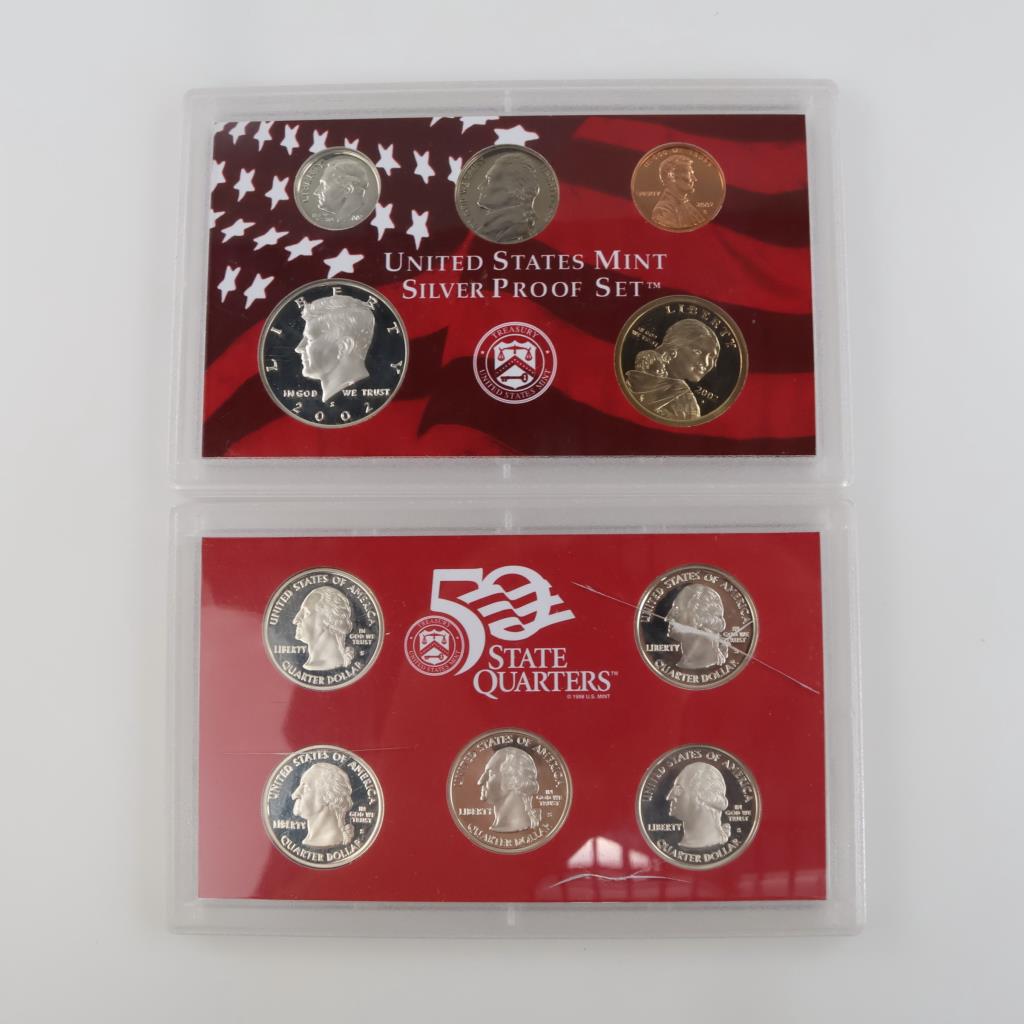2002-S US Mint Proof Set, 2 Pieces