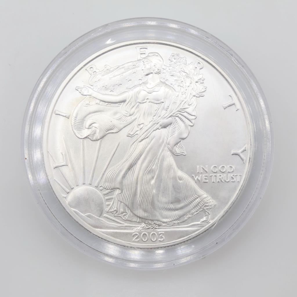 2003 American Eagle Fine Silver Dollar 1oz