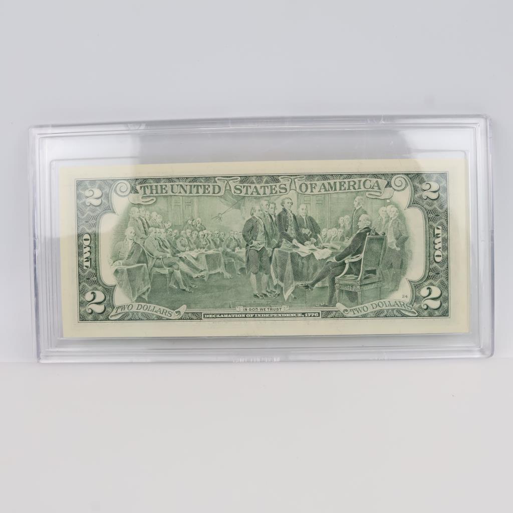 2003-A US Federal Reserve $2 Idaho Banknote Overlay, UNC | Property Room