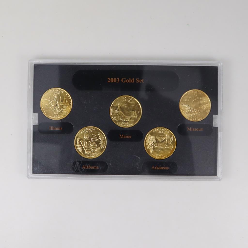 Lot - 50 State Quarter Collection In Case - Foto 8