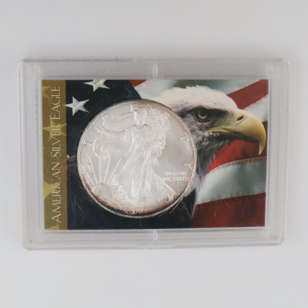 2007 US American Eagle Fine Silver Dollar 1oz