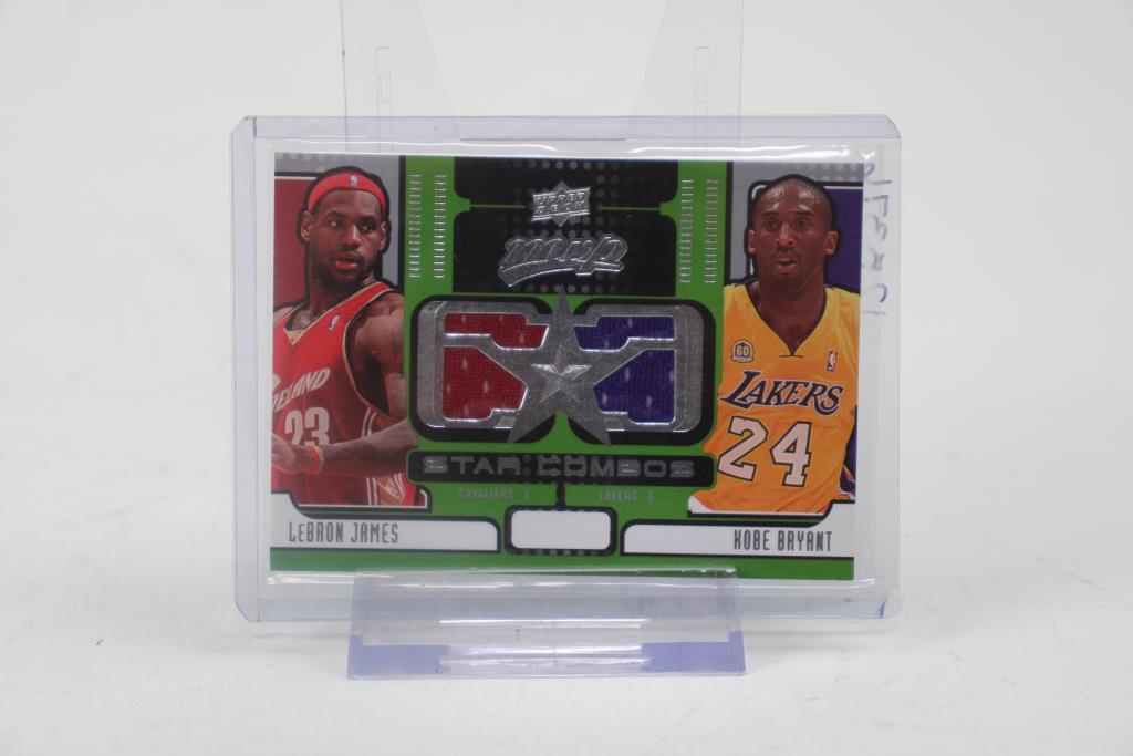 2008-09 UD MVP Star Combos LeBron James Kobe Bryant #SC-JB