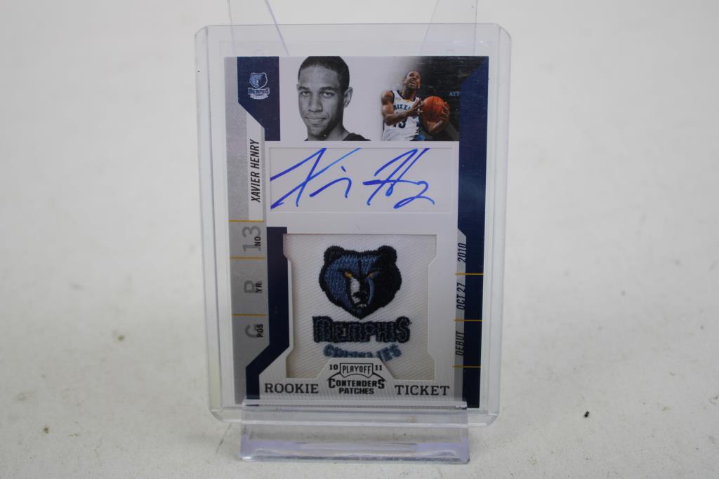 2010-11 Contenders Rookie Ticket Xavier Henry Auto/Patch #112