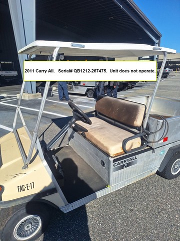 2011 CarryAll Club Car VC # 00217689 (Orlando, FL 32825)