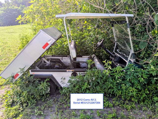 2012 Carryall Club Car VC# 00217850 (Orlando, FL 32825)
