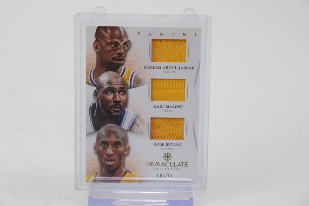 2012-13 Panini Immaculate Collection Kareem/Malone/Kobe #21 18/25
