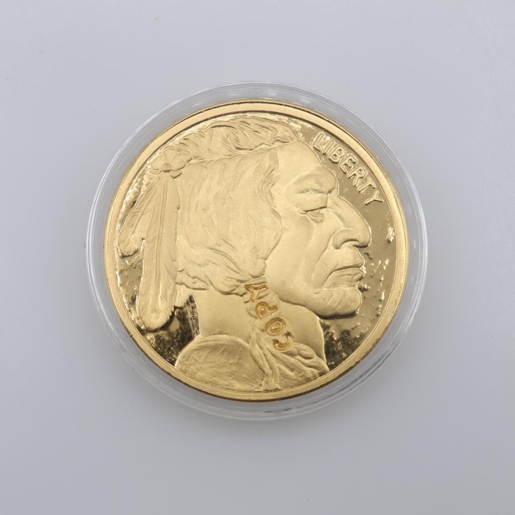 2013 $50 Buffalo Tribute Proof Coin Copy/ With COA