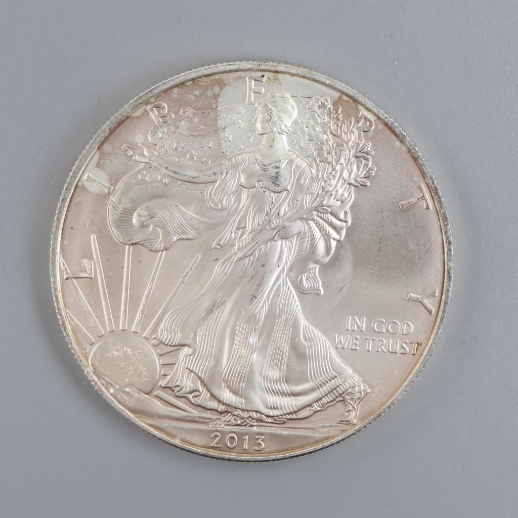 2013 US American Eagle Fine Silver Dollar 1 Oz
