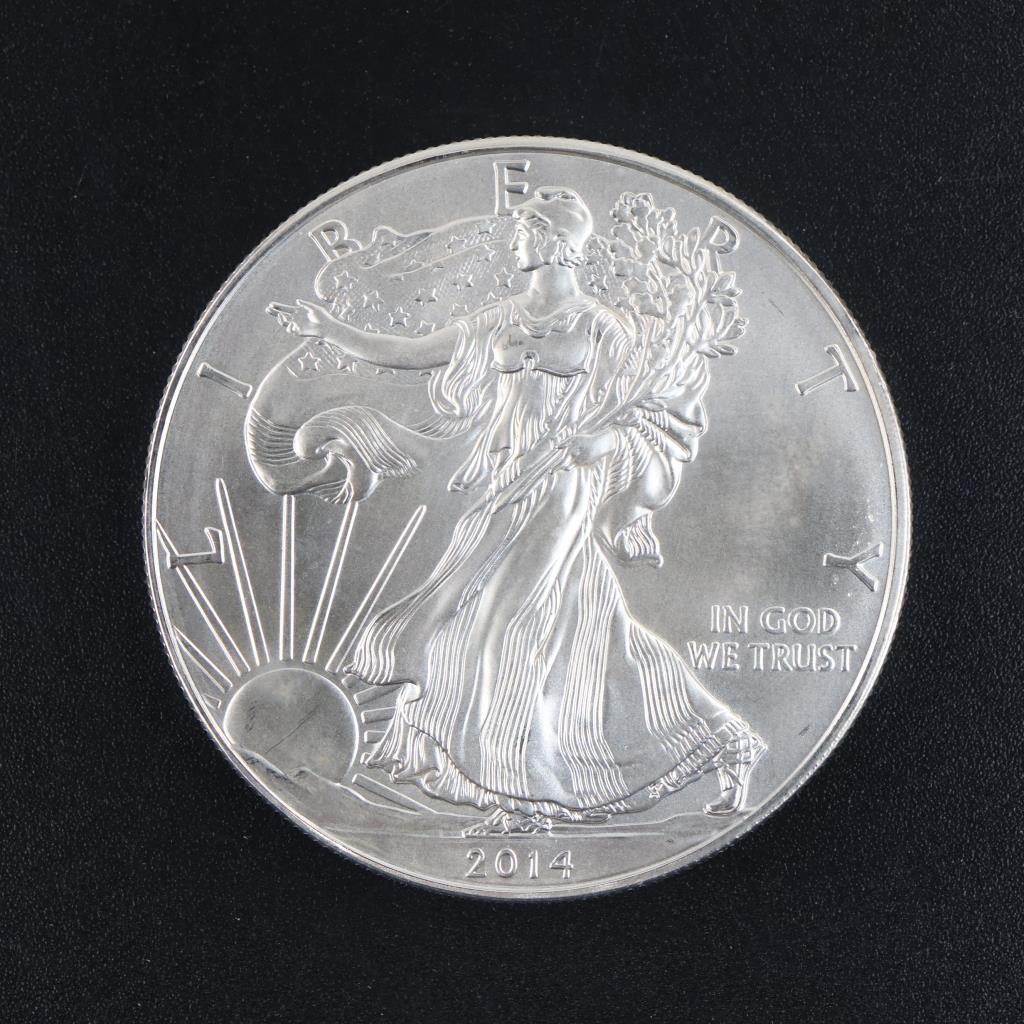 2014 American Eagle Fine Silver Dollar 1oz
