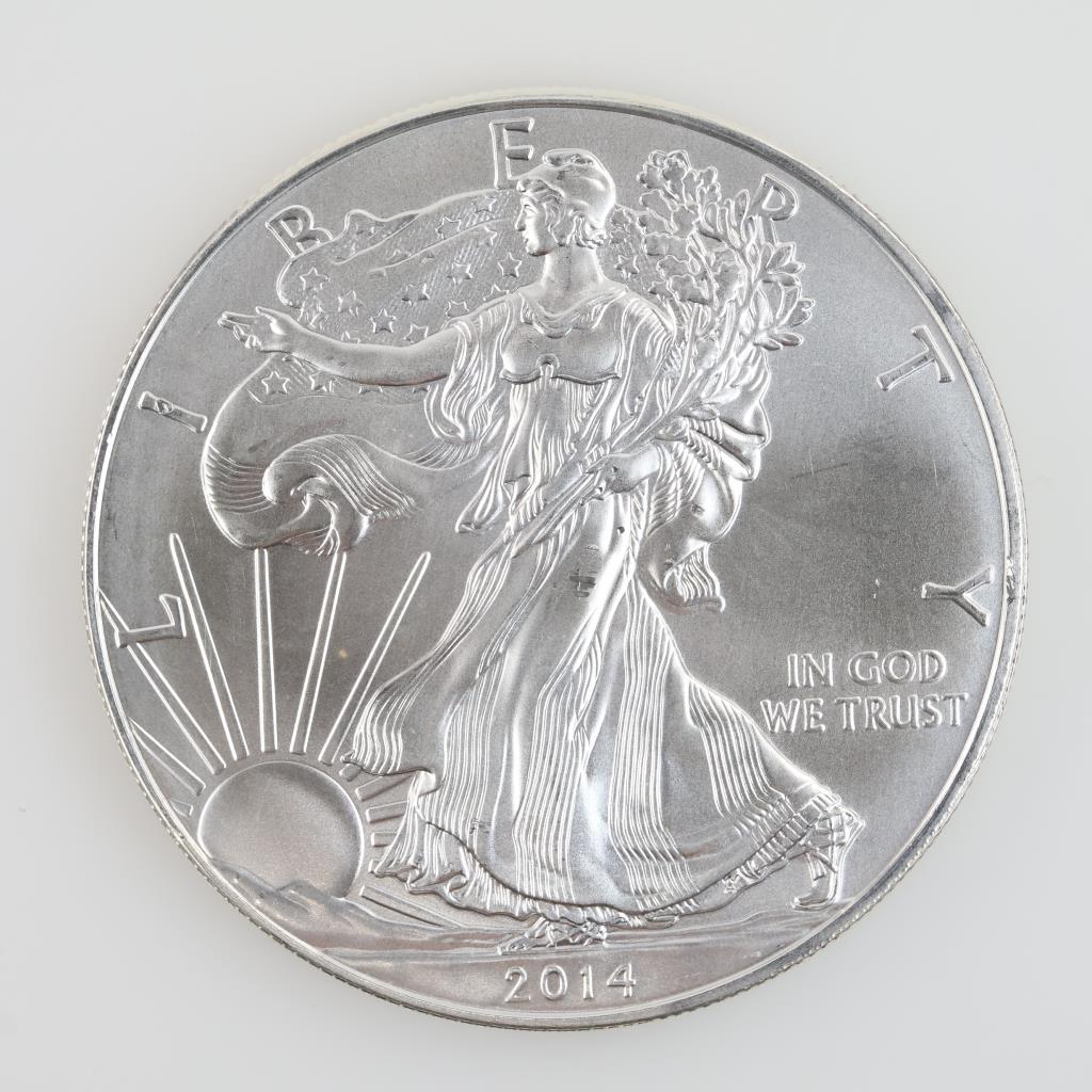 2014 American Eagle Fine Silver Dollar 1oz