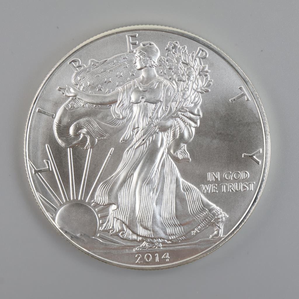 2014 American Eagle Fine Silver Dollar 1oz