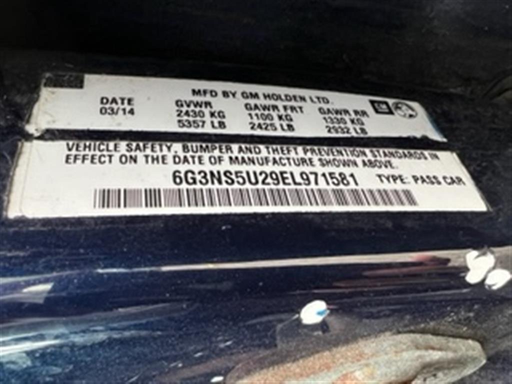 2014 Chevrolet Caprice (Brooklyn, NY 11214) Property Room