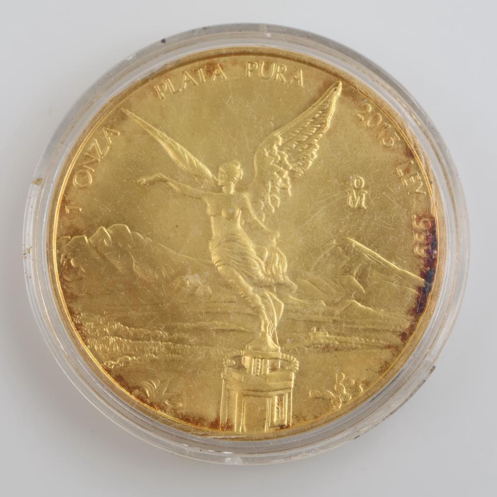 2015  Mexican Libertad Fine Silver 1oz Coin