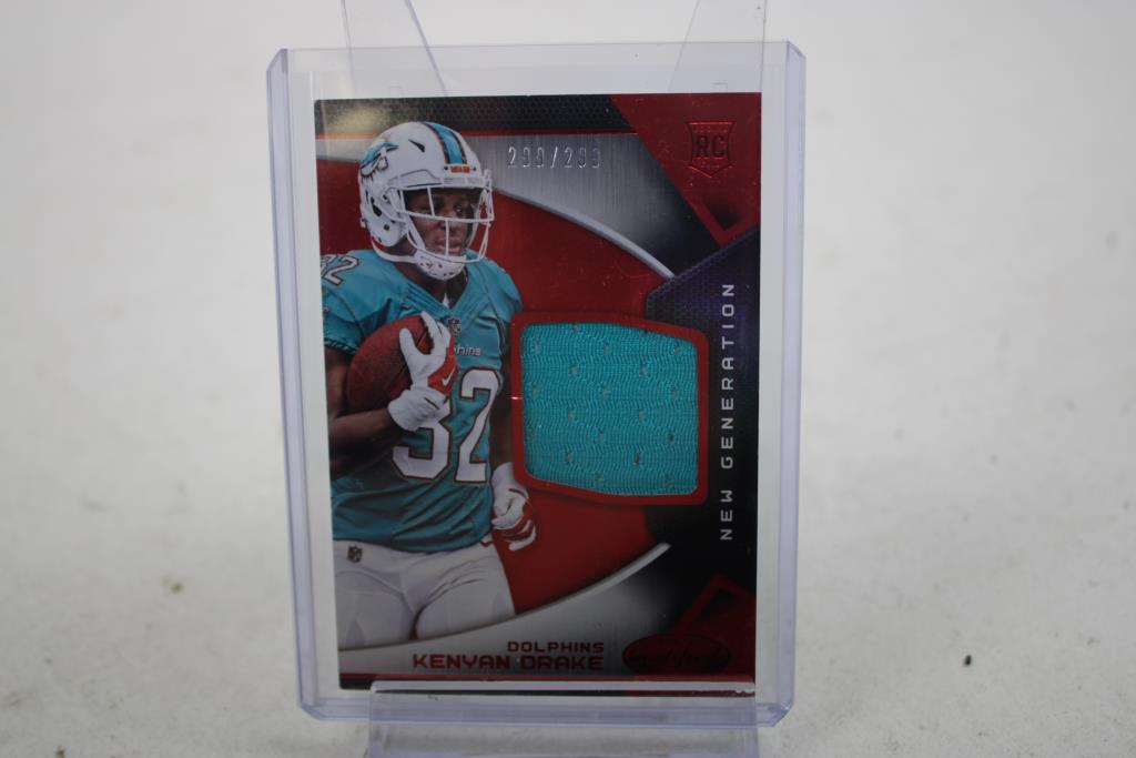 2016 Certified Football #15 Kenyan Drake RC Patch /299