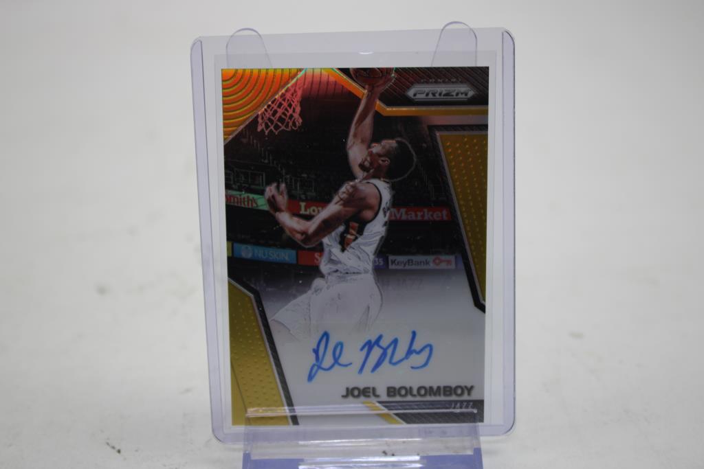 2017-18 Prizm Basketball Joel Bolomboy Auto #SG-JB /10