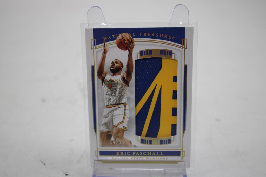 2019-20 National Treasures Basketball Eric Paschall Patch #RJM-EPS /25