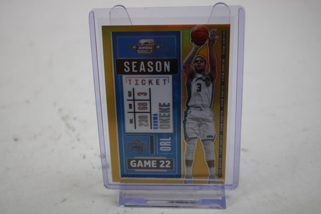 2020-21 Contenders Optic Chuma Okeke #40 GOLD /10