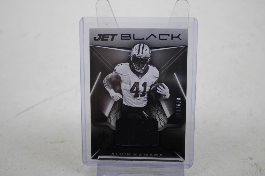 2021 Black Football Jet Black Alvin Kamara /125 #JBM-AK