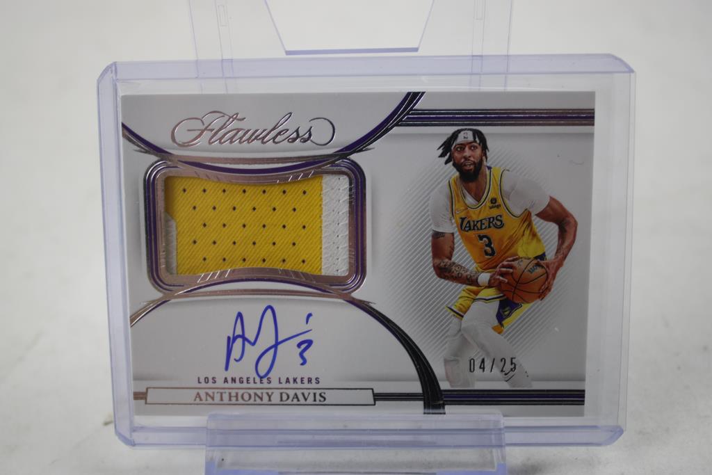 2021-23 Flawless Basketball Anthony David Auto Patch Card #HPA-ATD /25