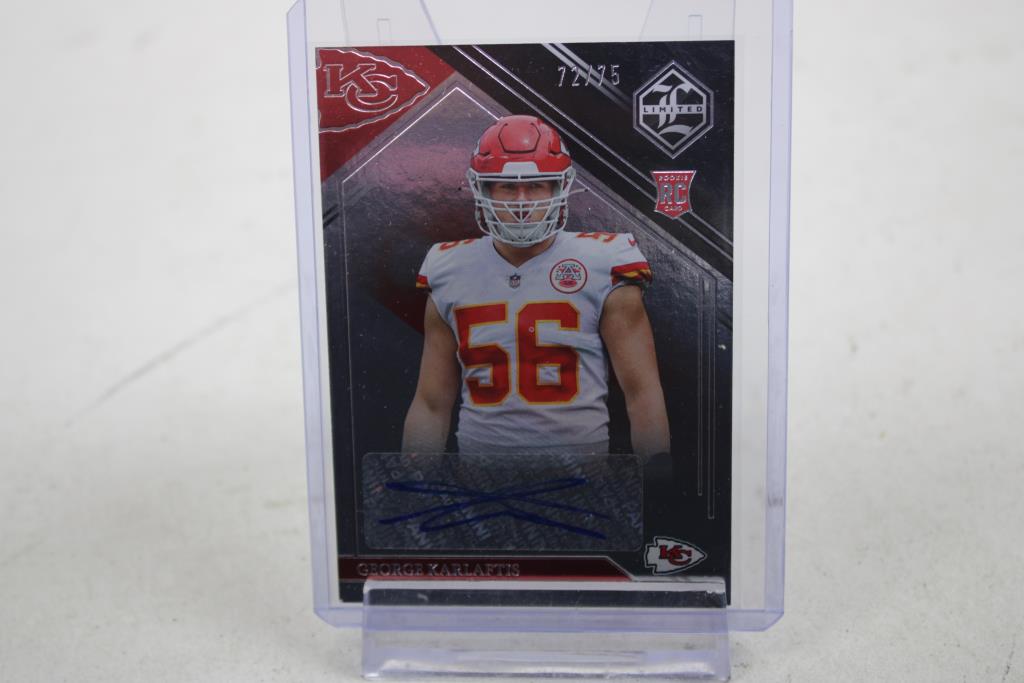 2022 Limited Football George Karlaftis RC Auto #223 /75