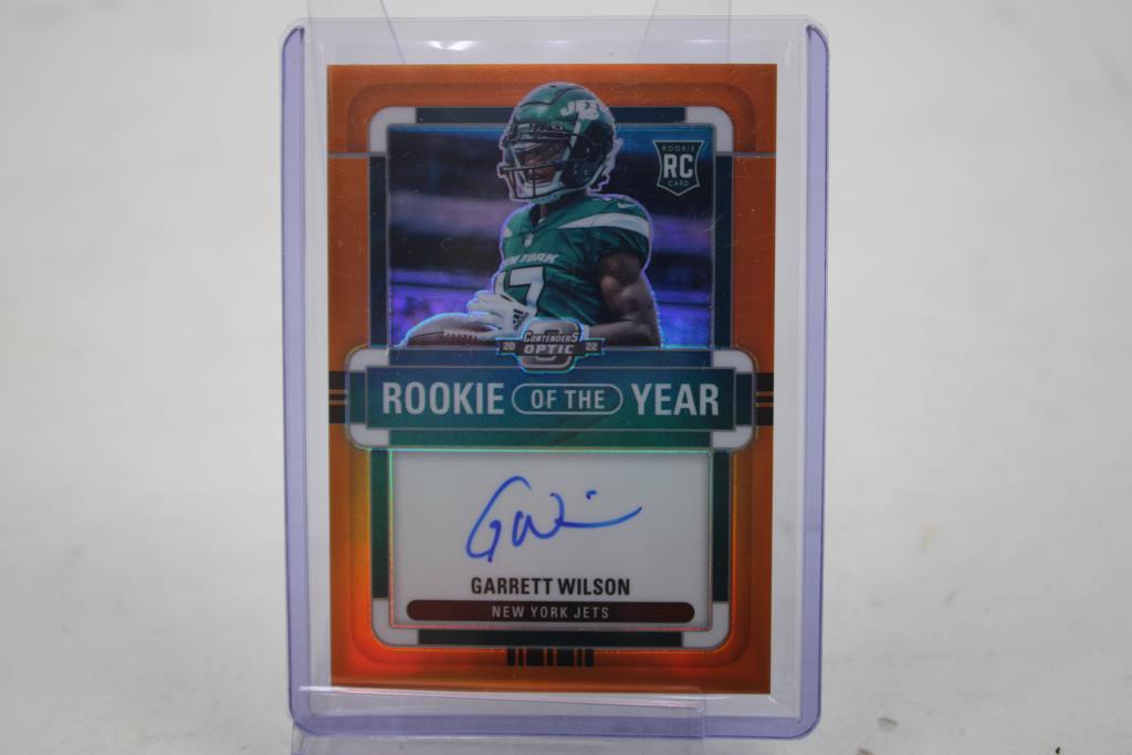 2022 Panini Contender Optic Football GARRETT WILSON #ROY-GW /35