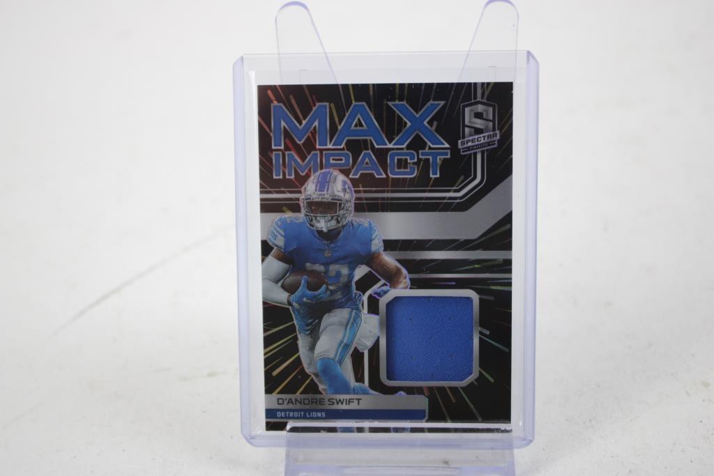 2022 Spectra Football D'Andre Swift Max Impact Patch #MI-DSW /75