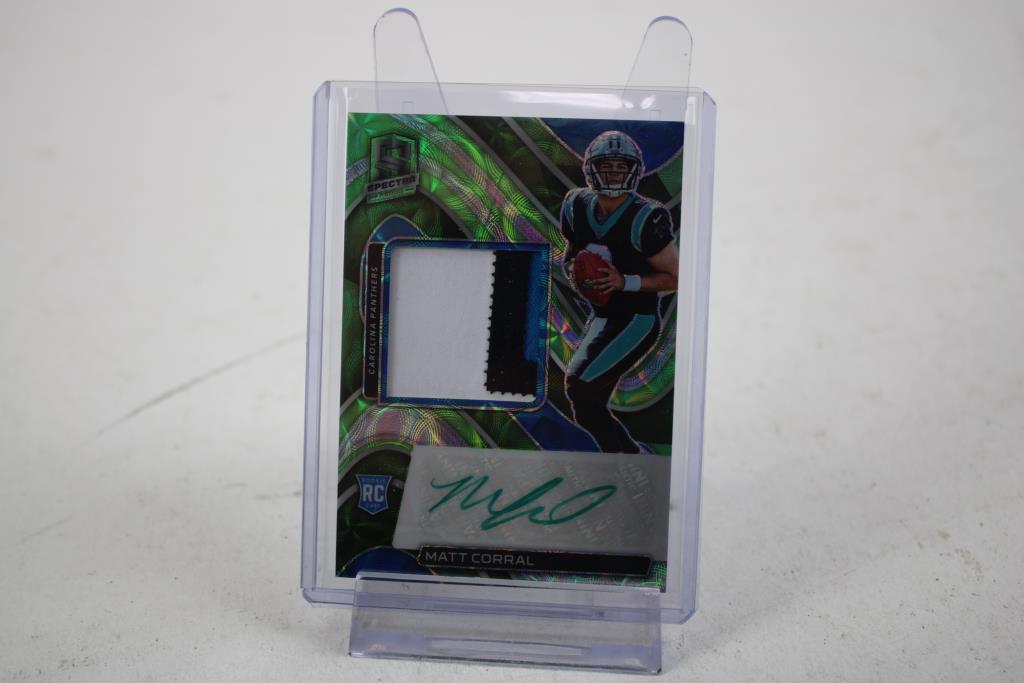 2022 Spectra Football Matt Corral RC Auto #228 /35