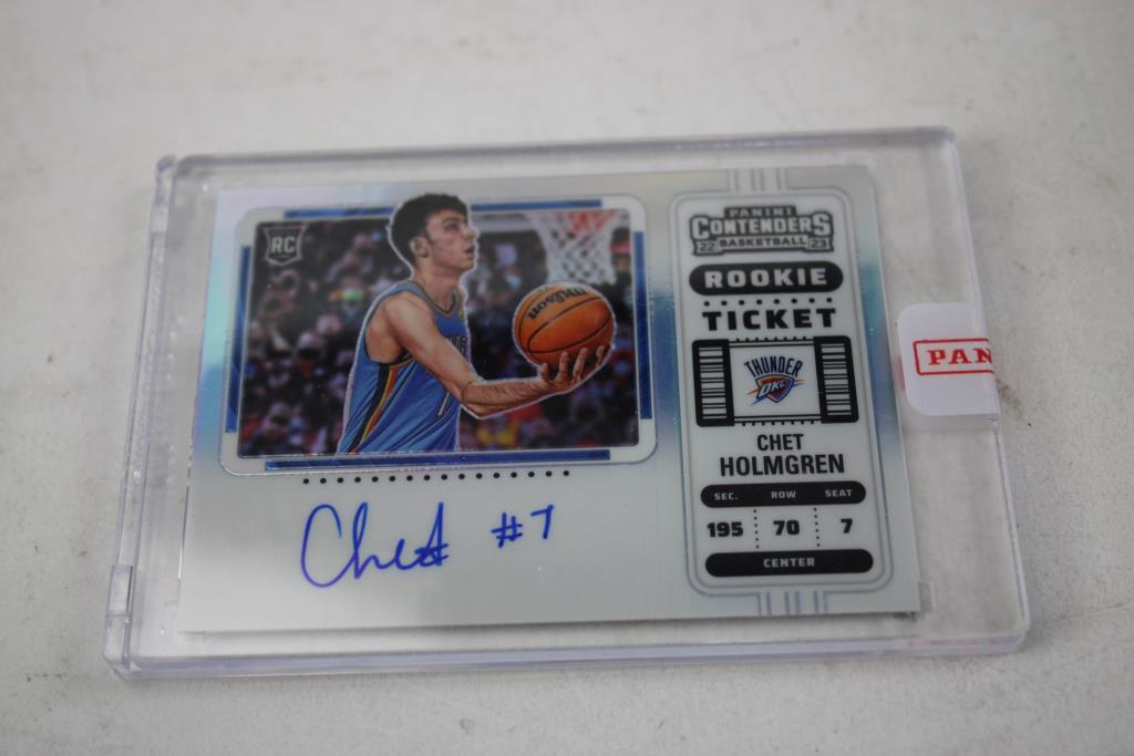 2022-23 Contenders Basketball Rookie Ticket Chet Holmgren AUTO #137