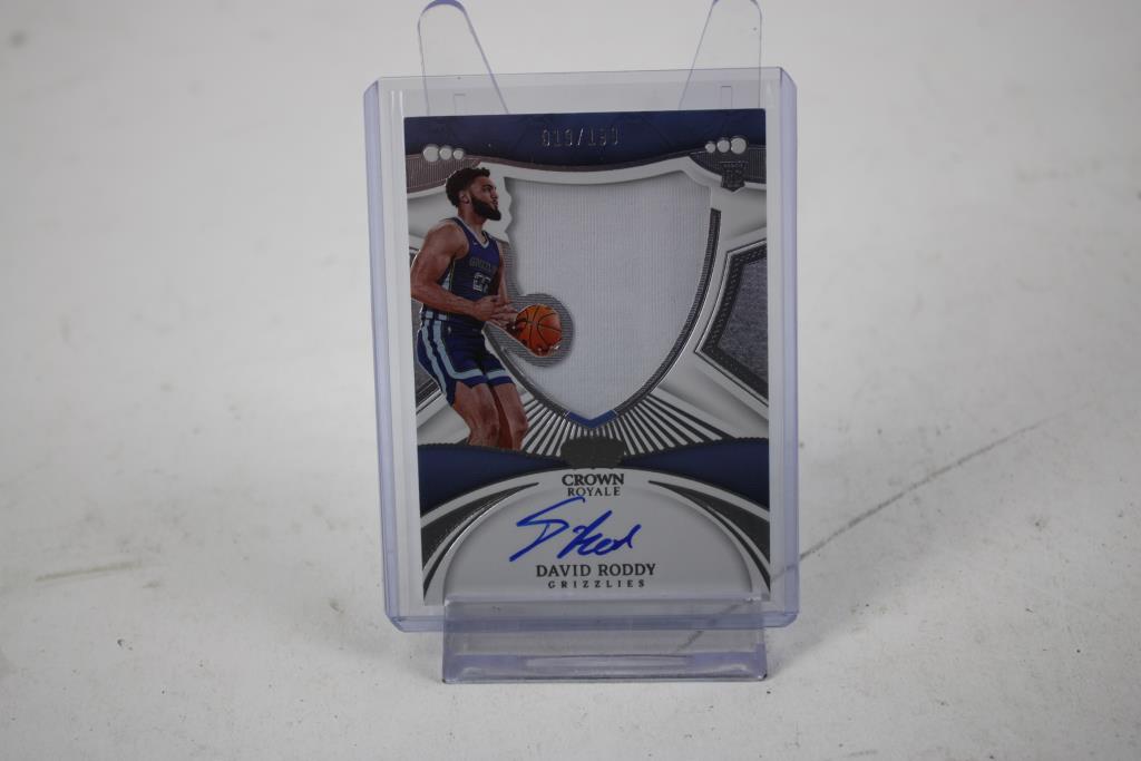2022-23 Crown Royale Basketball David Roddy Auto #132 /199