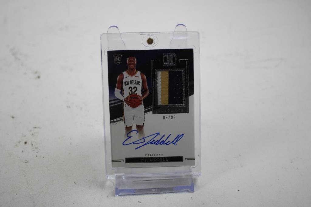 2022-23 Impeccable Basketball EJ Liddell #138 /99 Auto Patch Combo