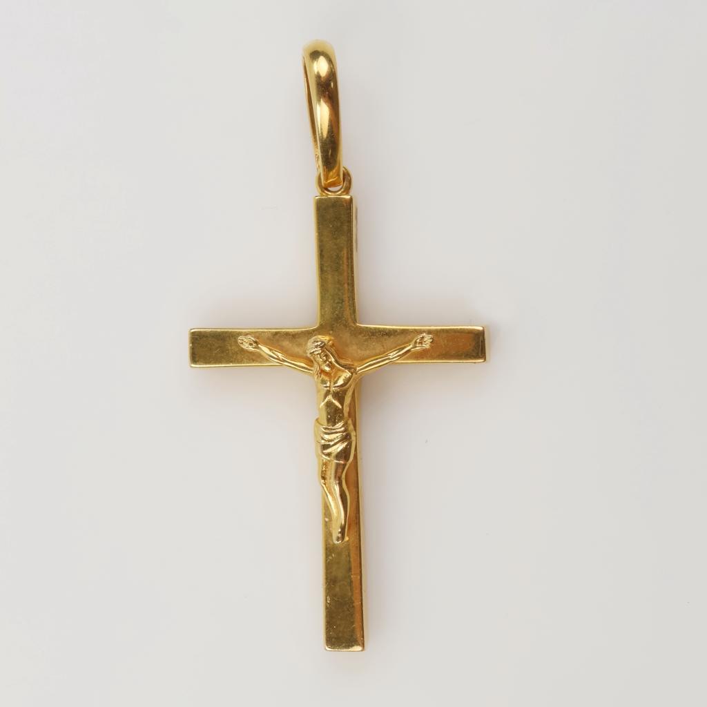 21kt Gold Cross Pendant